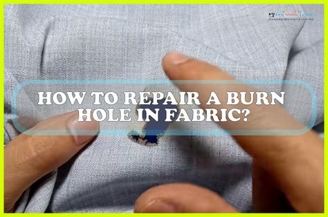 fixing holes on fabric